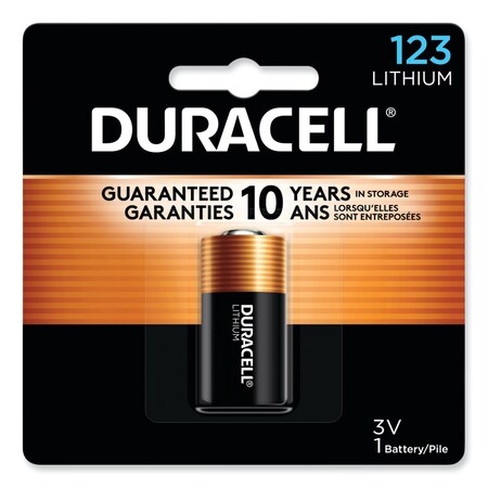 Duracell Specialty High-Power Lithium Battery, 123, 3 V DL123ABPK